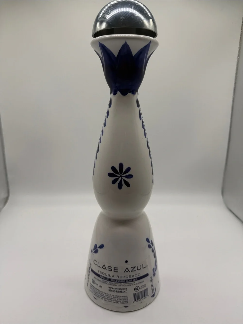 Clase Azul Reposado 750ml Tequila Bottle in Box. Empty Bottle.